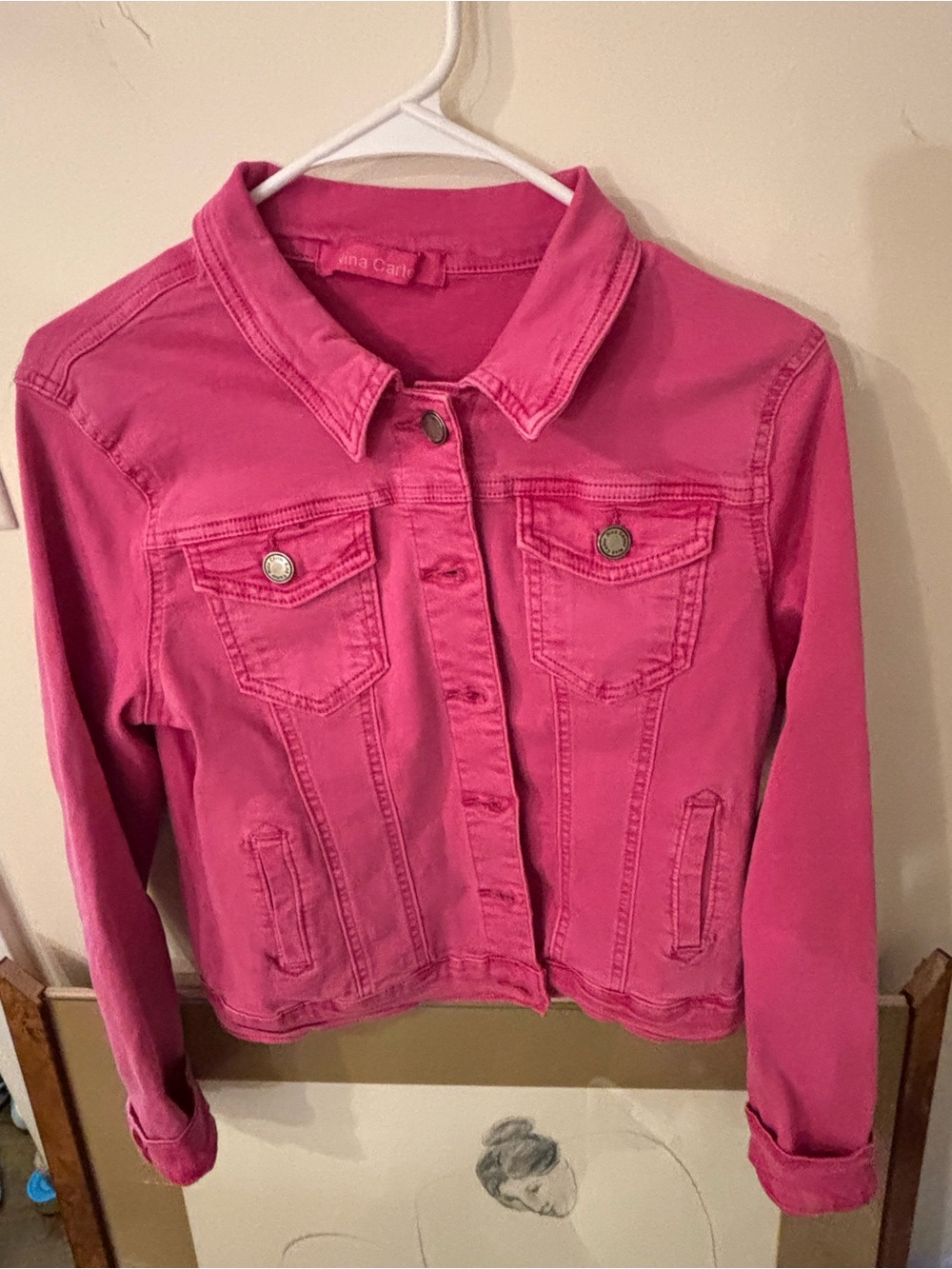 Pink Denim Jacket